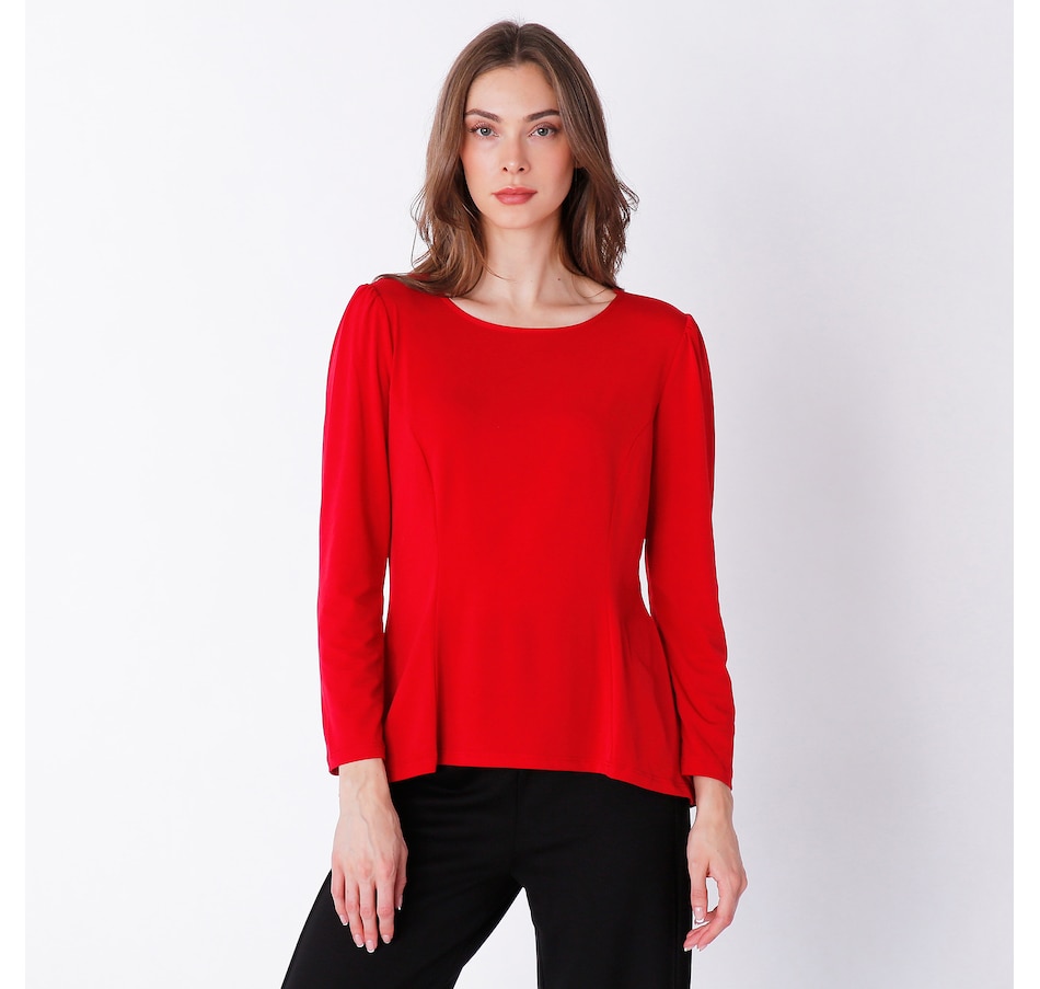 Clothing & Shoes - Tops - Shirts & Blouses - Guillaume Peplum Top - TSC ...