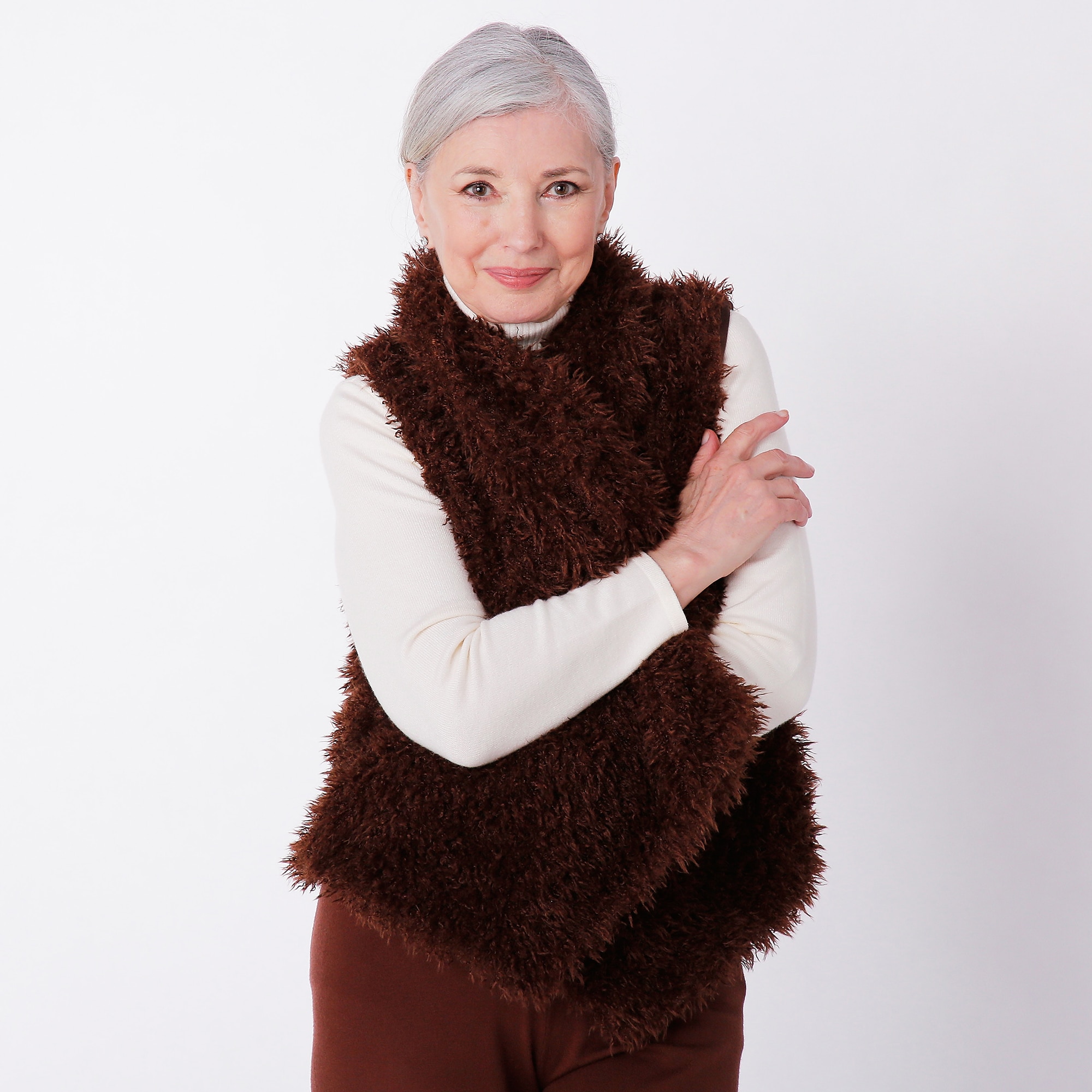 Echo faux sale fur vest