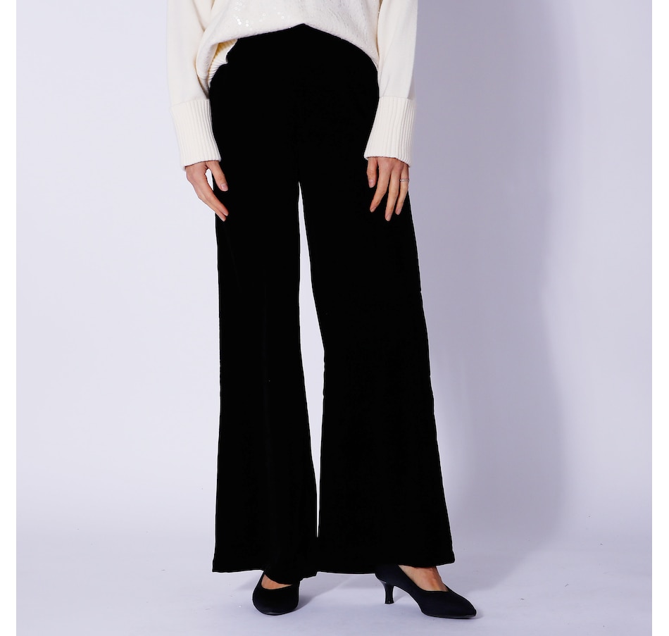 Clothing & Shoes - Bottoms - Pants - Wynne Layers Velvet Wide Leg Pant ...