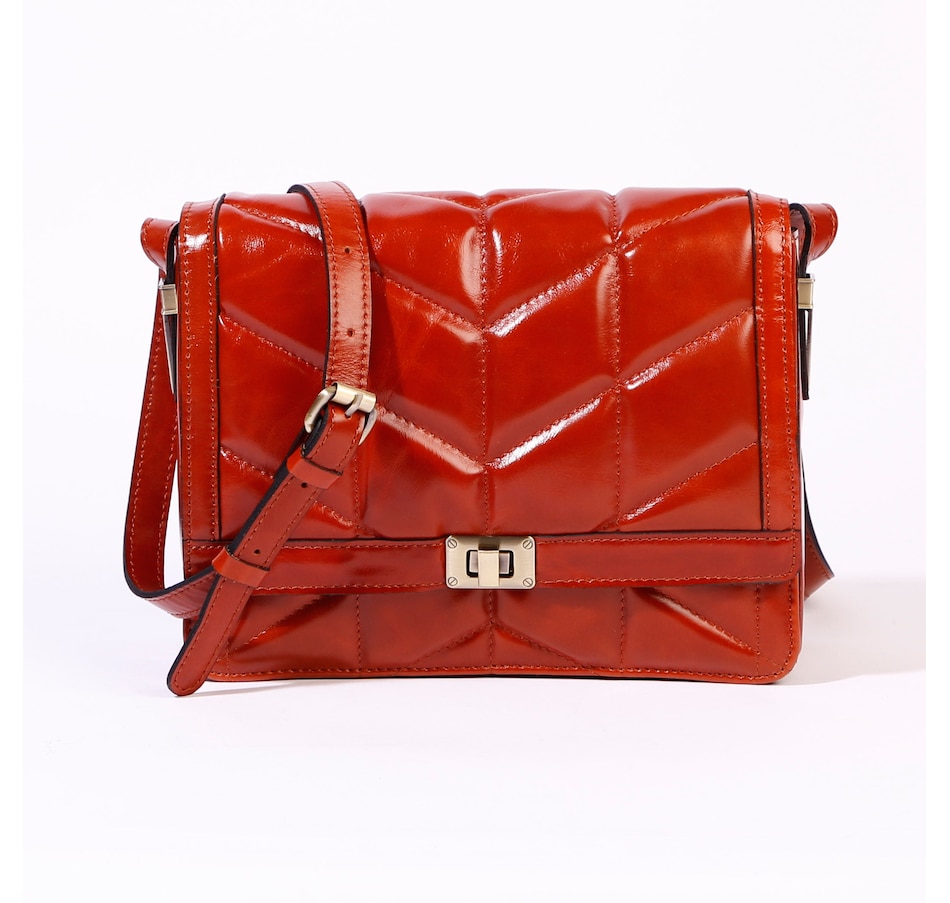 Patricia Nash Sophiana Flap Leather Crossbody - 20894350