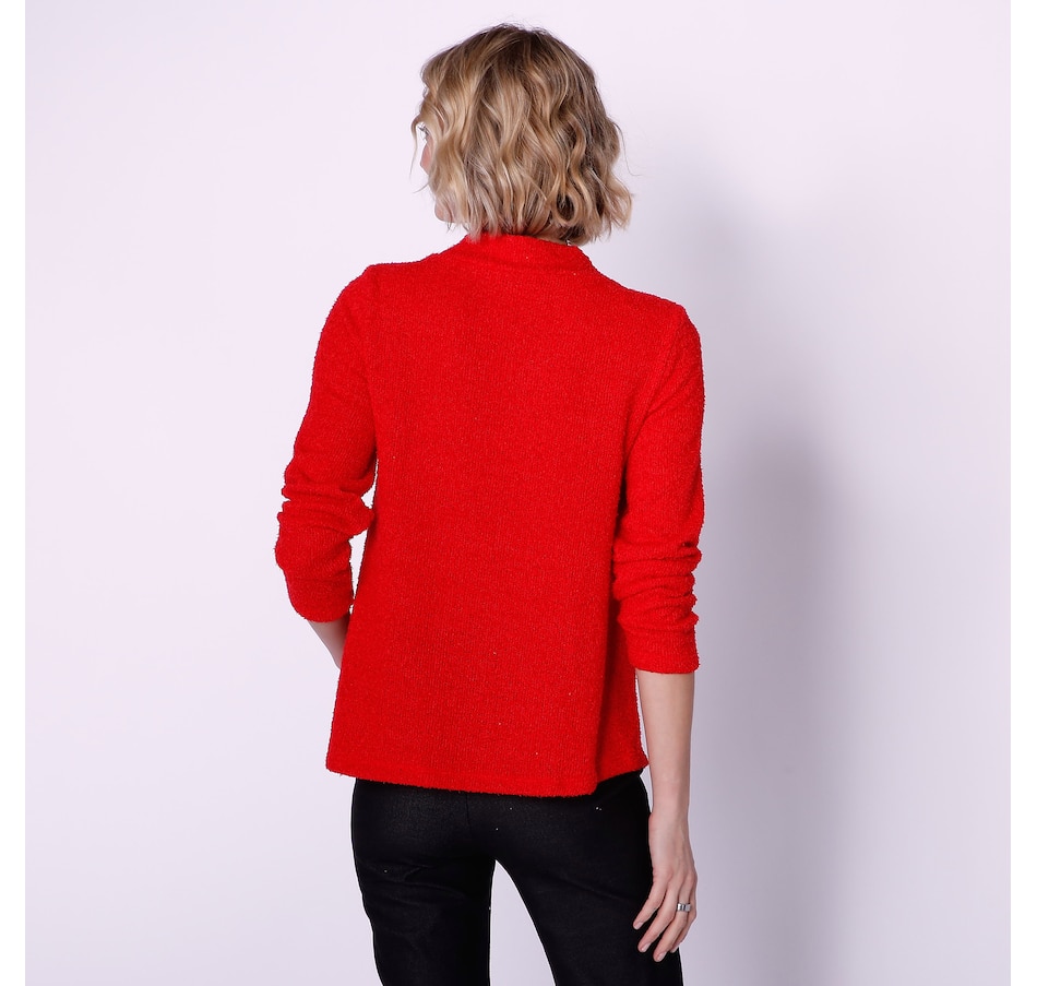Image 238477_ALTMORE2.jpg, Product 238-477 / Price $31.33, Kim & Co. Boucle Sweater Knit Long Sleeve High Neck Top from Kim & Co. on TSC.ca's Fashion department