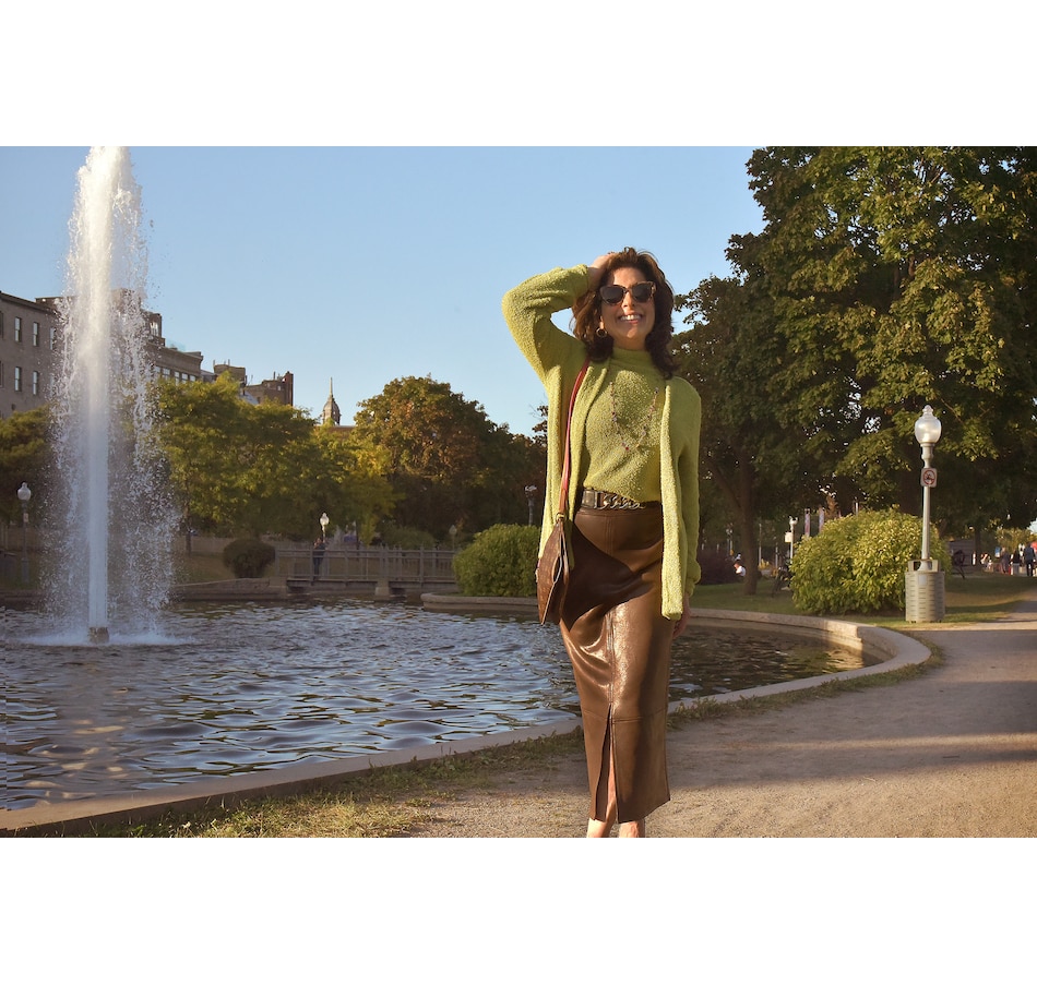 Image 238477_ALTMORE3.jpg, Product 238-477 / Price $31.33, Kim & Co. Boucle Sweater Knit Long Sleeve High Neck Top from Kim & Co. on TSC.ca's Fashion department