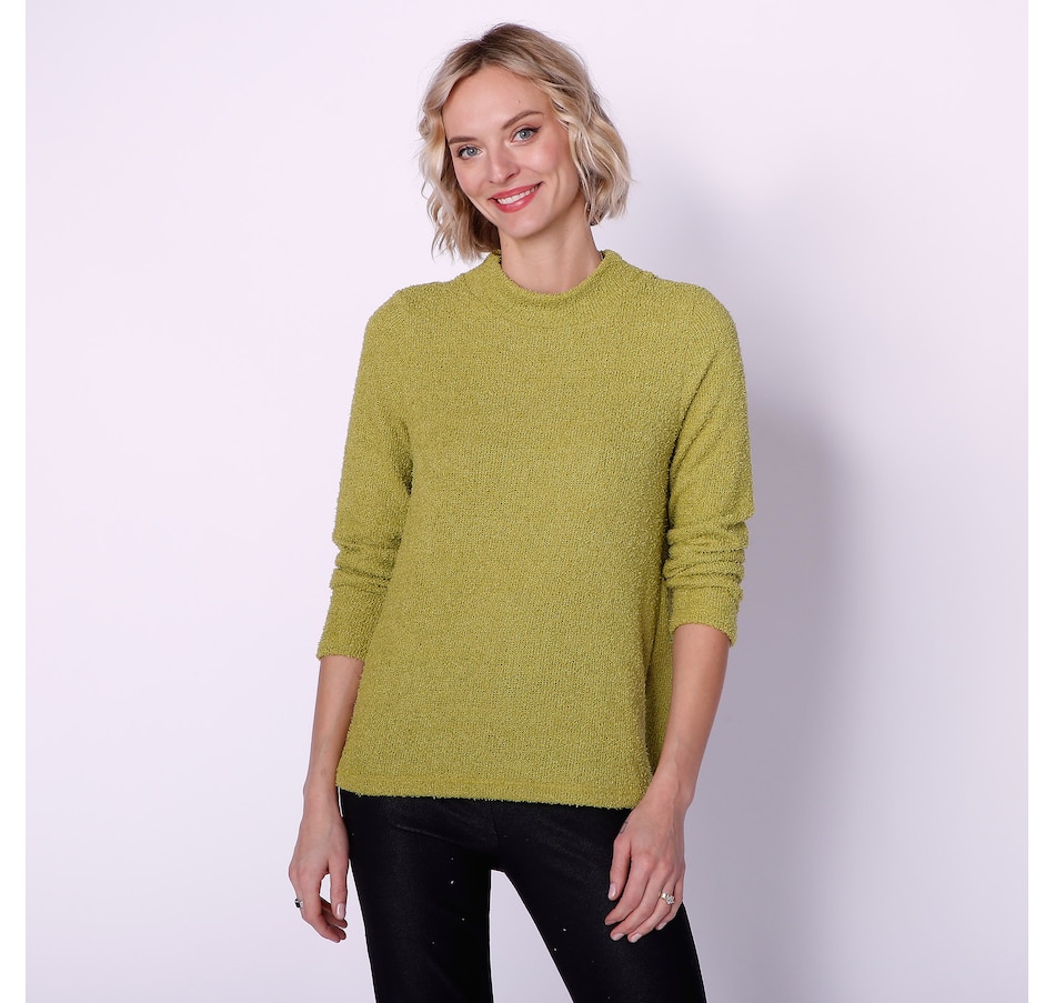 Image 238477_CIT.jpg, Product 238-477 / Price $31.33, Kim & Co. Boucle Sweater Knit Long Sleeve High Neck Top from Kim & Co. on TSC.ca's Fashion department