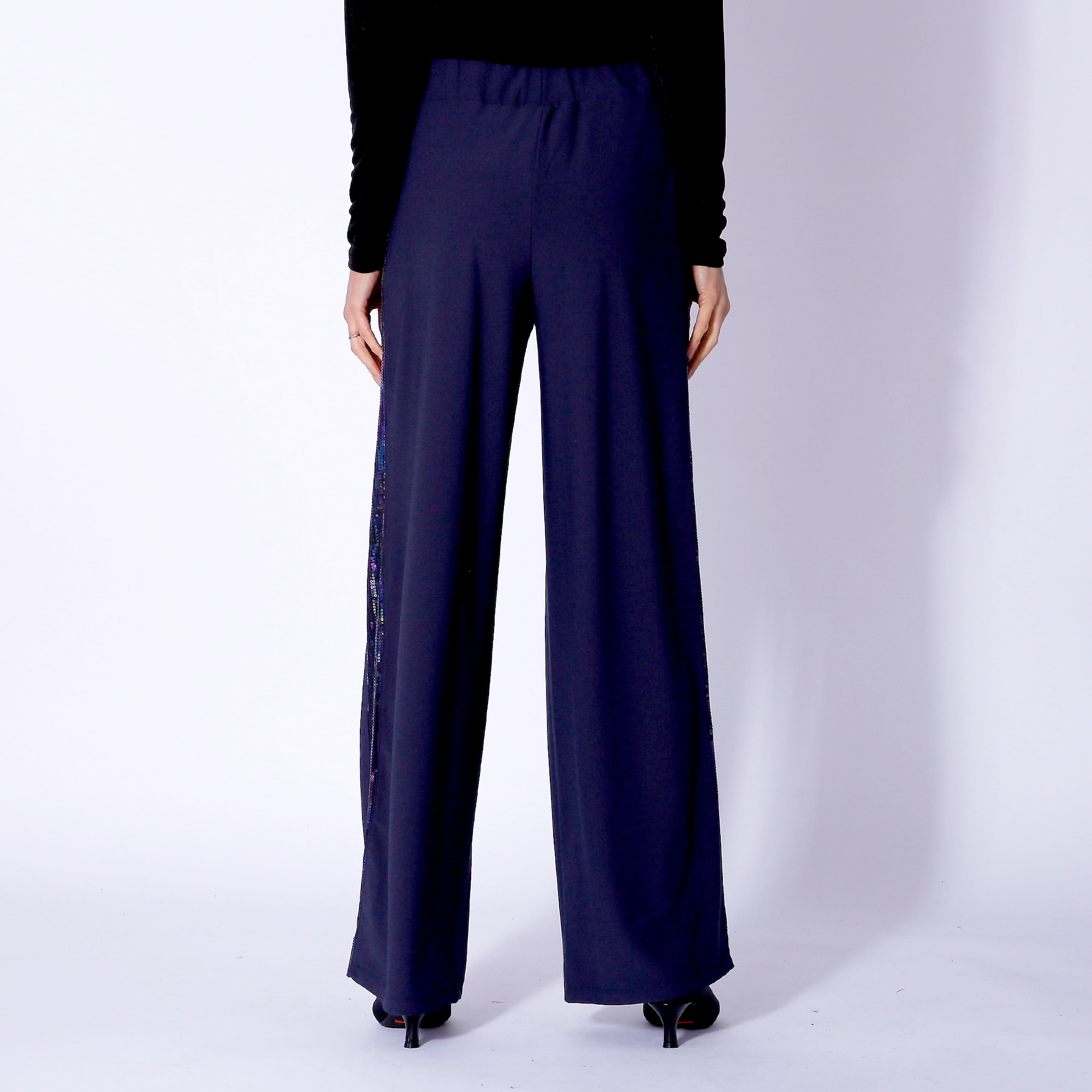 Sequin striped pants online