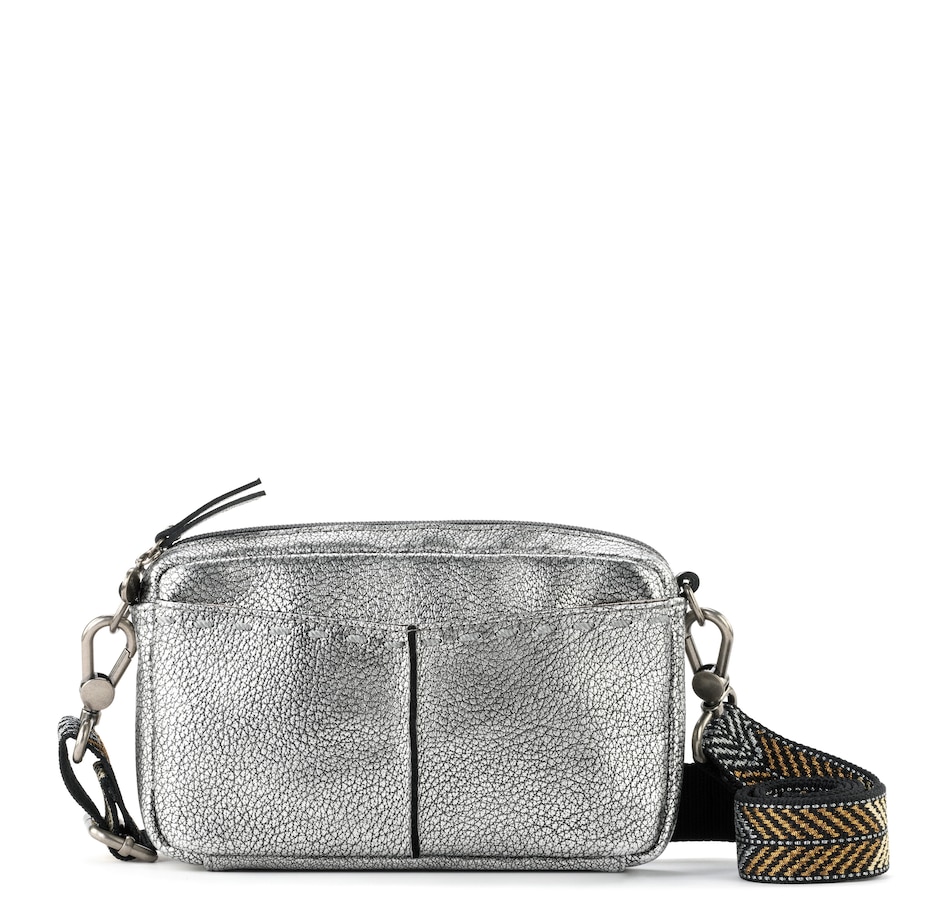 Cora Extra-Small Metallic Pebbled Leather Shoulder Bag