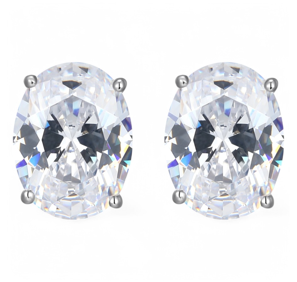 Image 238747_RHOVL.jpg, Product 238-747 / Price $79.99, Diamonelle Sterling Silver Martini Diamonelle Stud Earrings from Diamonelle on TSC.ca's Jewellery department