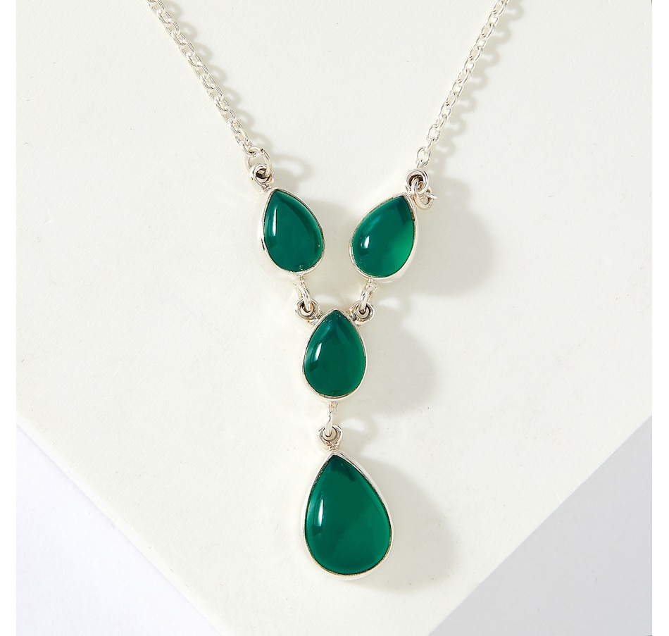 Image 238815_GRN.jpg, Product 238-815 / Price $139.99, Himalayan Gems Sterling Silver Gemstone Necklace from Himalayan Gems on TSC.ca's Jewellery department