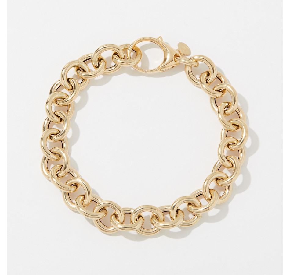 Image 238884.jpg, Product 238-884 / Price $1,299.99, Stefano Oro 14K Yellow Gold Riflesso Rolo Bracelet from Stefano Oro on TSC.ca's Jewellery department