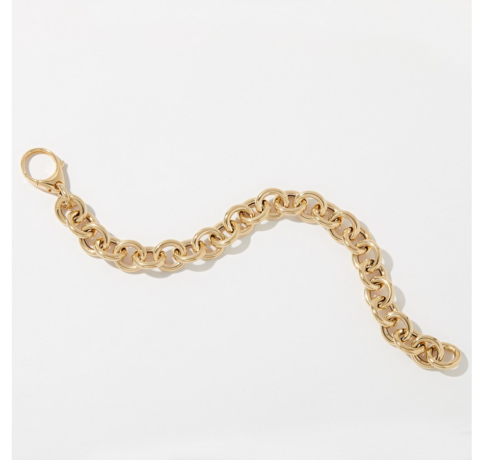 Image 238884_ALTMORE1.jpg, Product 238-884 / Price $1,299.99, Stefano Oro 14K Yellow Gold Riflesso Rolo Bracelet from Stefano Oro on TSC.ca's Jewellery department