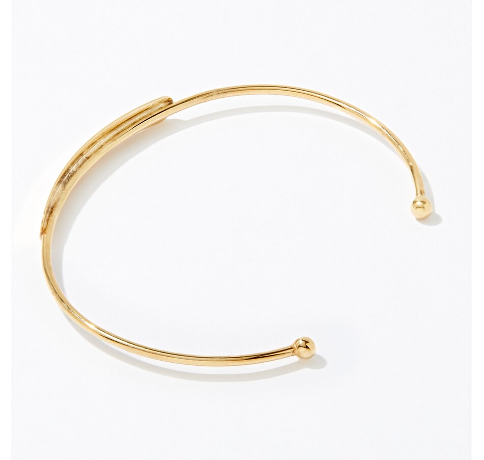 Image 238889_ALTMORE1.jpg, Product 238-889 / Price $399.99, Stefano Oro 14K Yellow Gold Engravable Tag Bangle from Stefano Oro on TSC.ca's Jewellery department