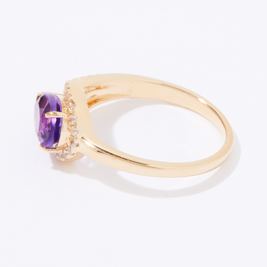 Image 238926_ALTMORE1.jpg, Product 238-926 / Price $499.33, Graziela Gems 14K Yellow Gold Gemstone and White Zircon Ring from Graziela Gems on TSC.ca's Jewellery department