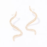 Graziela Gems 14K Yellow Gold Diamond Twist Earrings