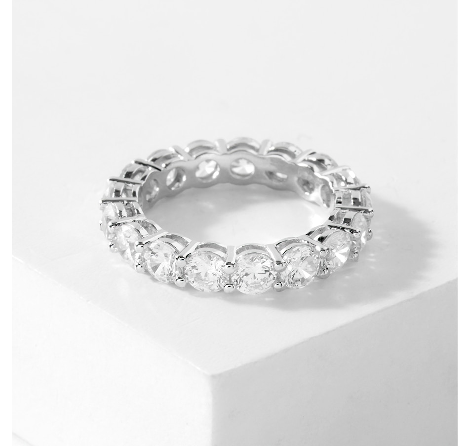 Image 238944_RH4MM.jpg, Product 238-944 / Price $129.99, Diamonelle Sterling Silver Diamonelle Eternity Band from Diamonelle on TSC.ca's Jewellery department