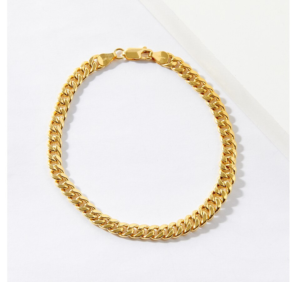 Image 238986.jpg, Product 238-986 / Price $789.99, TruGold 10K Yellow Gold Semi-Solid Hollow Cuban Curb Bracelet from TruGold on TSC.ca's Jewellery department