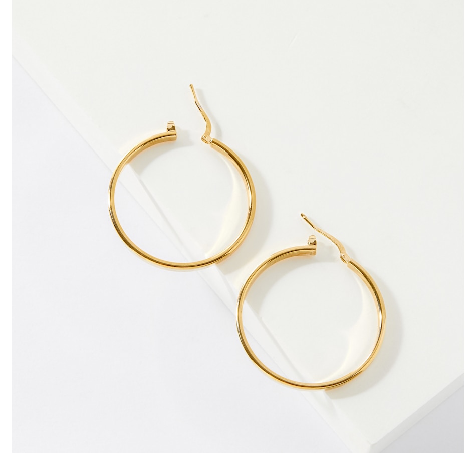 Jewellery Earrings Hoop & Huggie Earrings Bronzoro Rectangular