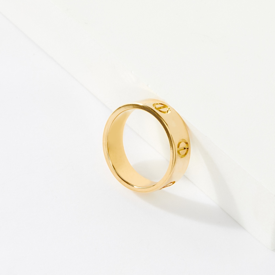 Image 239022.jpg, Product 239-022 / Price $39.33, Bronzoro 6mm Screw Motif Band from Bronzoro on TSC.ca's Jewellery department