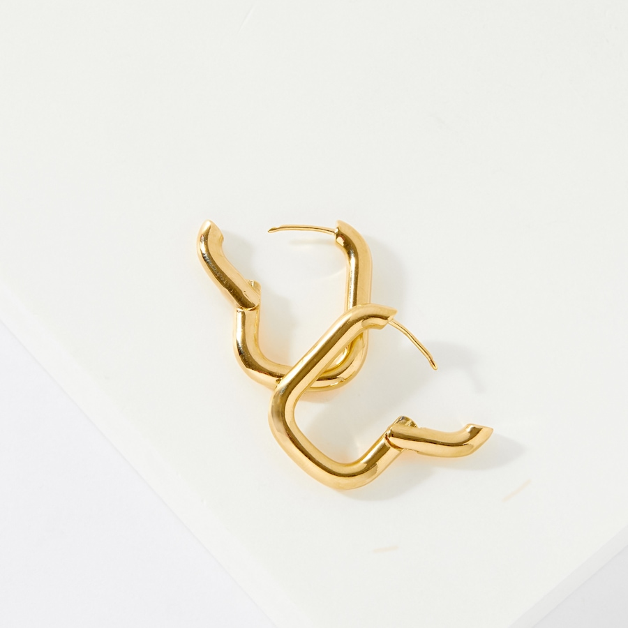 Image 239026_ALTMORE1.jpg, Product 239-026 / Price $49.33, Bronzoro Hinged Rectangular Hoop Earrings from Bronzoro on TSC.ca's Jewellery department