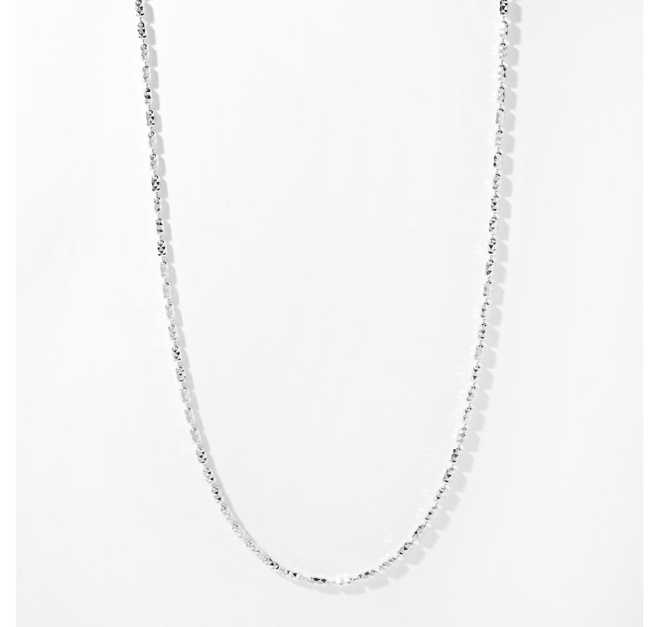 Image 239077_SIL.jpg, Product 239-077 / Price $119.99 - $289.99, Silver Gallery Sterling Silver Catheral Bead Necklace from Silver Gallery on TSC.ca's Jewellery department