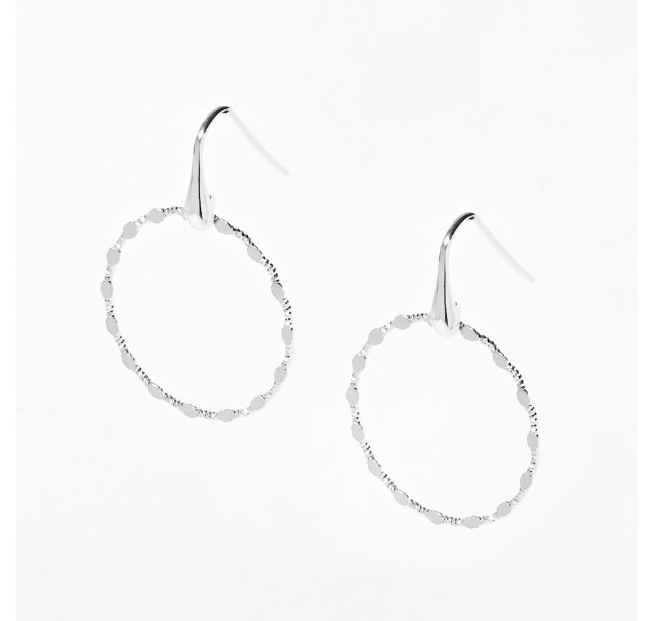 Jewellery - Earrings - Silver Gallery Sterling Silver Circle Earrings ...