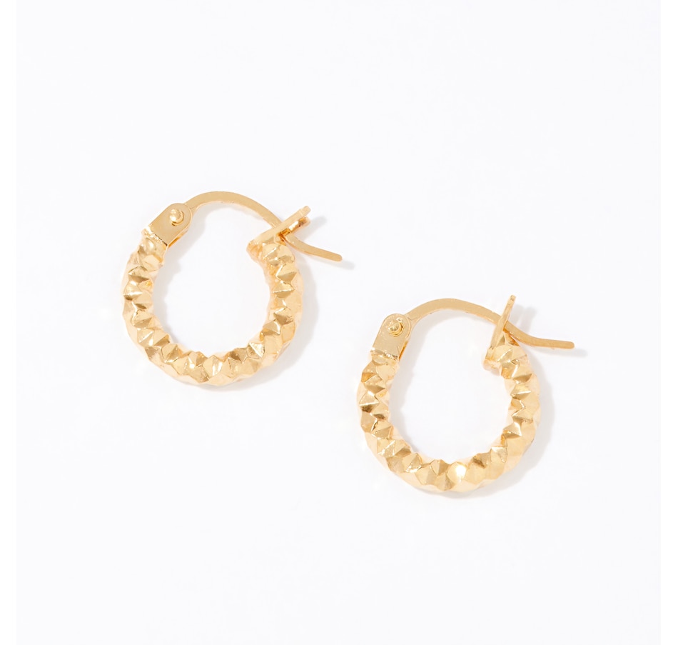 Jewellery - Earrings - Hoop & Huggie Earrings - Uno A Erre 18K Yellow ...