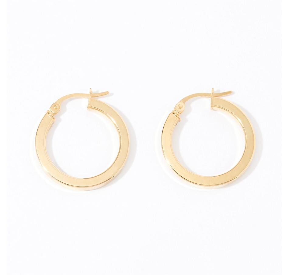 Jewellery - Earrings - Hoop & Huggie Earrings - Uno A Erre 18K Yellow ...