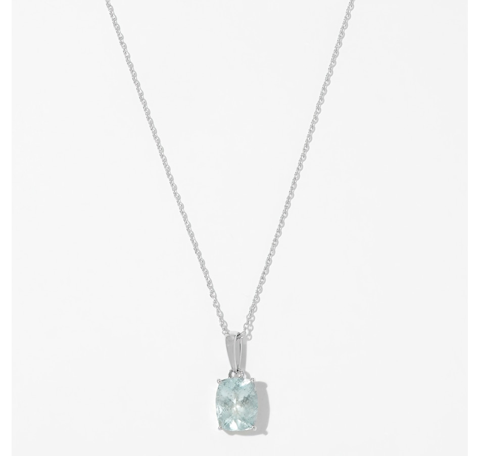 Image 239213_ALTMORE1.jpg, Product 239-213 / Price $119.88, Gem Reflections Sterling Silver 9.20 ctw Cushion Aquamarine Pendant, Earring And Ring Set from Best of Gems on TSC.ca's Jewellery department