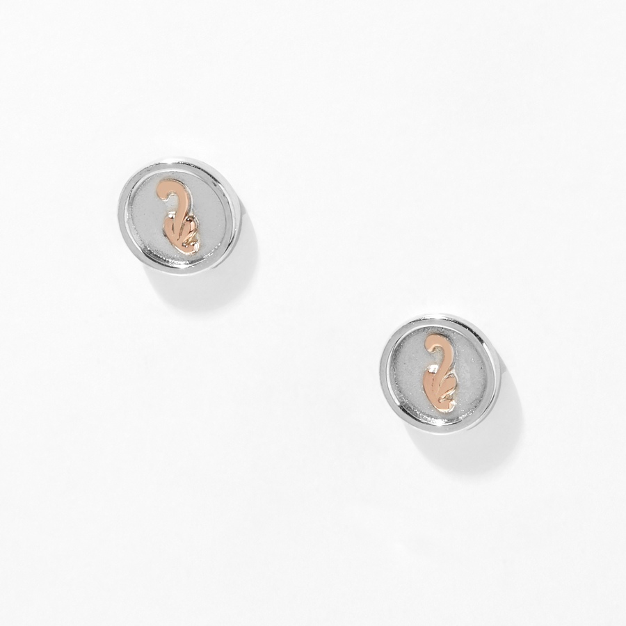 Image 239228.jpg, Product 239-228 / Price $79.88, Clogau Gold Sterling Silver And 10K Rose Gold Tree of Life Stud Earrings from Clogau Gold on TSC.ca's Jewellery department