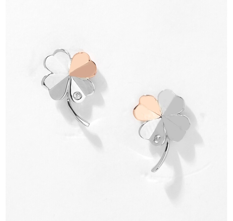 Jewellery - Earrings - Stud Earrings - Clogau Gold Sterling Silver And ...