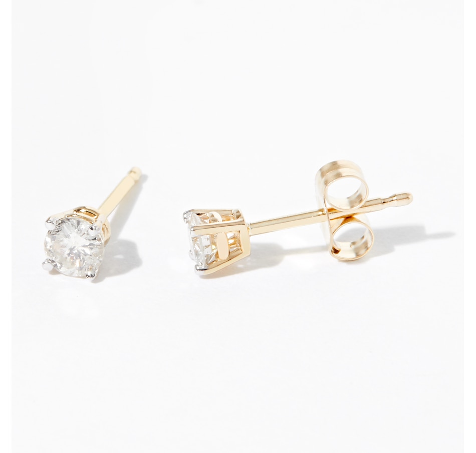 Image 239261_ALTMORE1.jpg, Product 239-261 / Price $389.99, 14K Gold 0.25 ctw Diamond Stud Earrings from The Vault on TSC.ca's Jewellery department