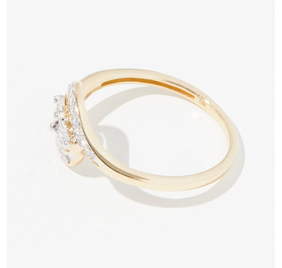 Image 239340_ALTMORE1.jpg, Product 239-340 / Price $399.99, Evera Diamonds 14K Yellow Gold 0.15ctw Diamond Ring from Evera Diamonds on TSC.ca's Jewellery department