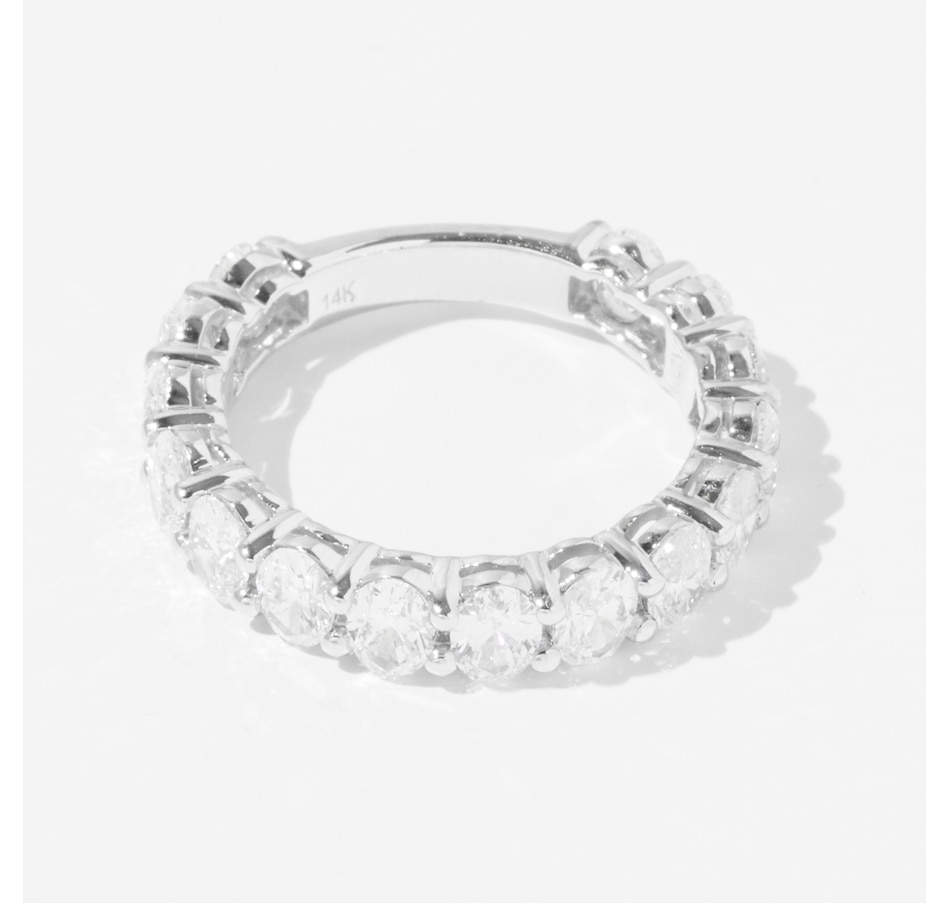Image 239348_WGL.jpg, Product 239-348 / Price $3,799.99, Evera Diamonds 14K Gold 3.00ctw Oval Shape Diamond Band Ring from Evera Diamonds on TSC.ca's Jewellery department