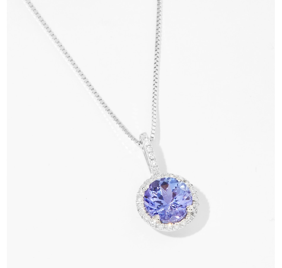 Gem Creations 14K Gold 0 07 Av Ctw Round Tanzanite And White Diamond gem-creations-14k-gold-0-07-av-ctw-round-tanzanite-and-white-diamond