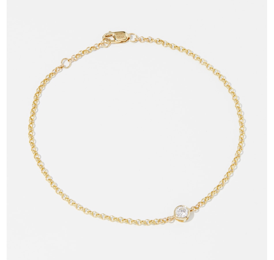Jewellery - Bracelets - EV 14K GLD 0.20CTW DIA BRACE - Online Shopping ...