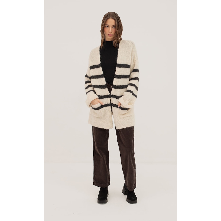 Image 239426_ECR.jpg, Product 239-426 / Price $79.33, Mus & Bombon Nabao Oversized Striped Cardigan from Mus & Bombon on TSC.ca's Fashion department