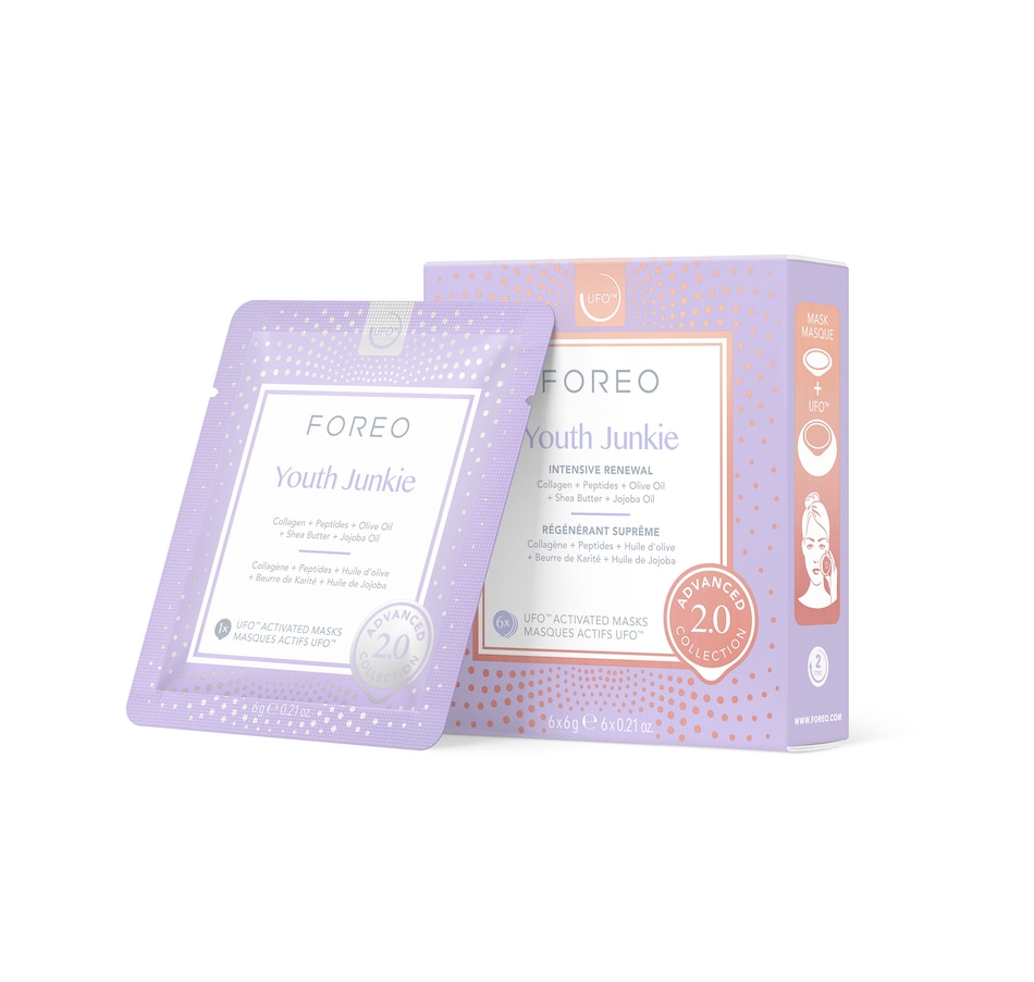 Image 239571.jpg, Product 239-571 / Price $36.99, Foreo Youth Junkie UFO Activated Masks Advanced Collection 2.0 6-Pack from Foreo on TSC.ca's Beauty department