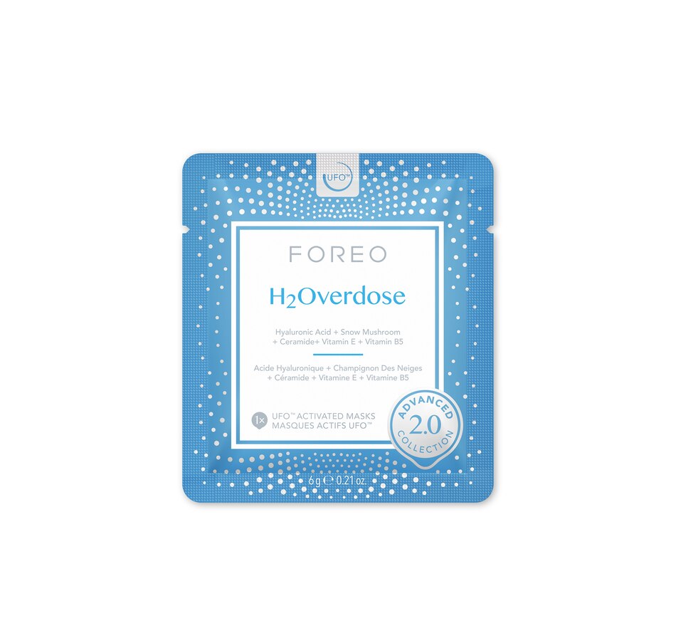Image 239574_ALTMORE1.jpg, Product 239-574 / Price $36.99, Foreo H2O Overdose UFO Activated Masks Advanced Collection 2.0 6-Pack from Foreo on TSC.ca's Beauty department