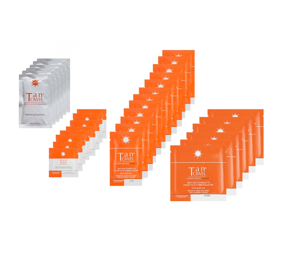 Image 239621.jpg, Product 239-621 / Price $146.00, 60-Day Auto-Delivery Tan Towel Total Tan Kit (Dark) from TanTowel on TSC.ca's Beauty department