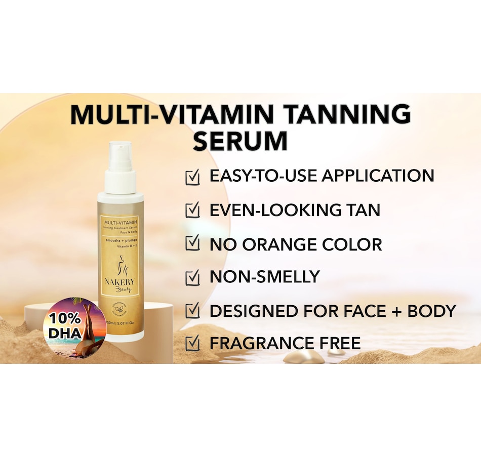 Image 239717_ALTMORE1.jpg, Product 239-717 / Price $52.00, Nakery Multi-Vitamin Tanning Treatment Serum For Face + Body from Nakery Beauty on TSC.ca's Beauty department