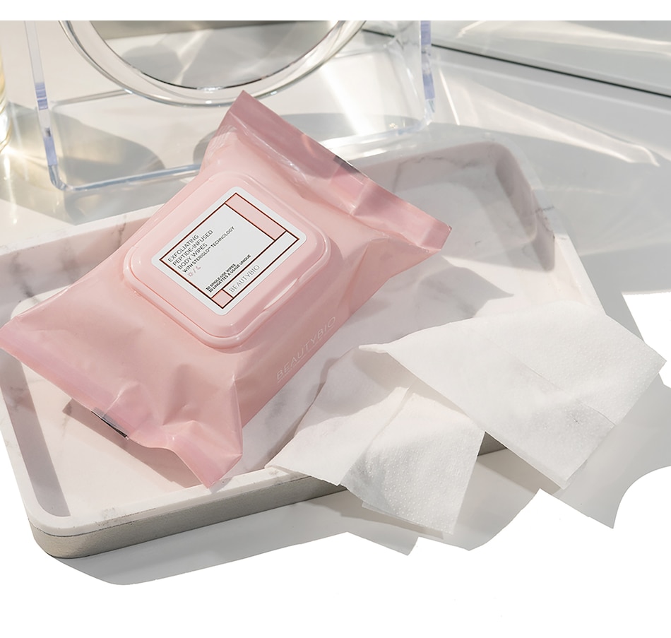 Image 239718_ALTMORE1.jpg, Product 239-718 / Price $75.00, 90-Day Auto-Delivery BeautyBio Exfoliating Peptide-Infused Wipes Duo from BEAUTYBIO on TSC.ca's Beauty department