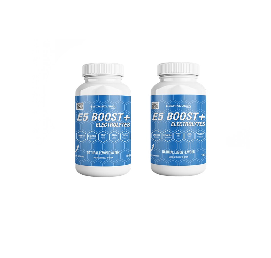 Image 239859.jpg, Product 239-859 / Price $73.00, 40-Day Auto-Delivery Schinoussa E5 Boost + Electrolytes Duo from Schinoussa on TSC.ca's Health & Fitness department