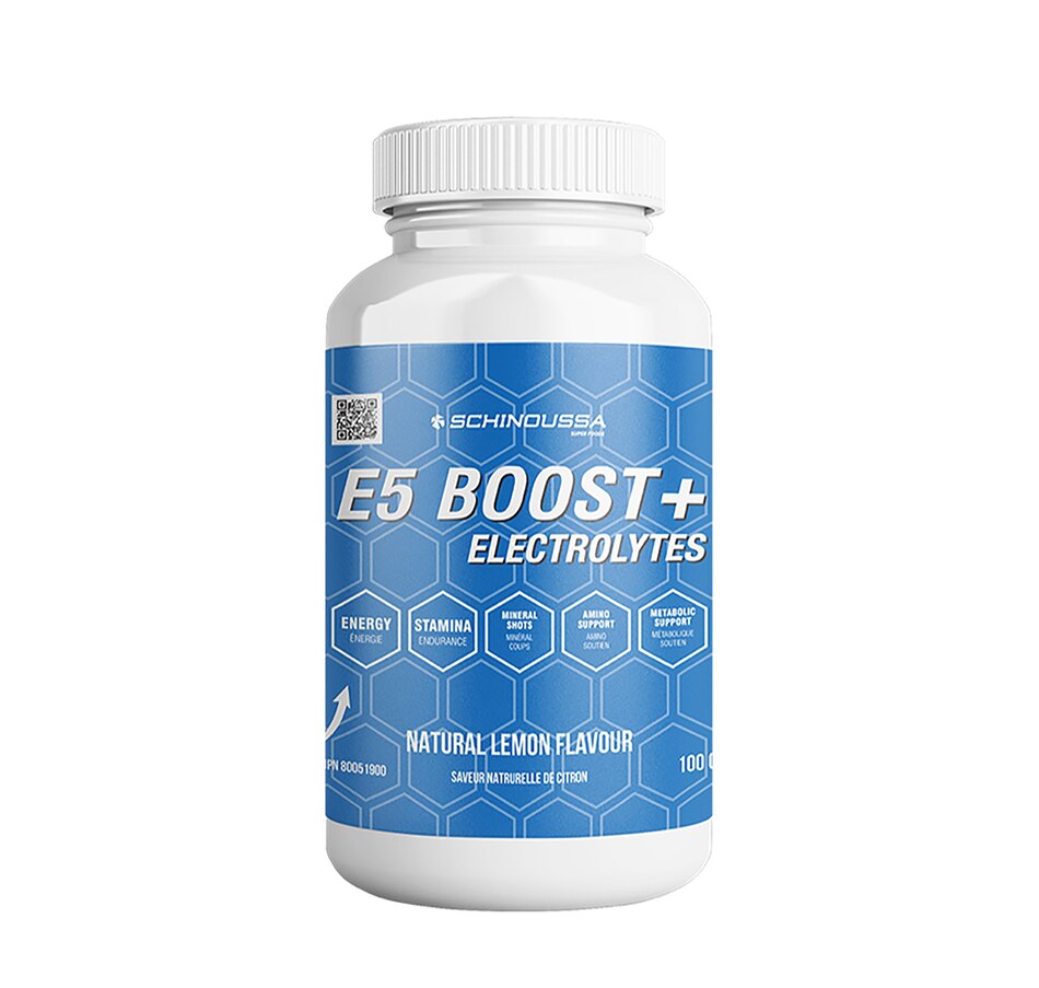 Image 239859_ALTMORE1.jpg, Product 239-859 / Price $73.00, 40-Day Auto-Delivery Schinoussa E5 Boost + Electrolytes Duo from Schinoussa on TSC.ca's Health & Fitness department