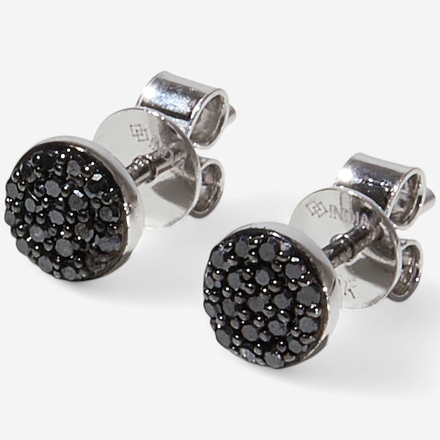 Image 240009_WGBLK.jpg, Product 240-009 / Price $179.33, 10K Gold 0.15 ctw Diamond Stud Earrings from Diamond Show on TSC.ca's Jewellery department