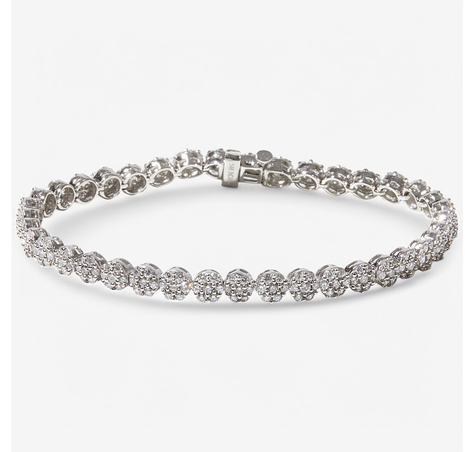 Image 240141.jpg, Product 240-141 / Price $2,999.33, 14K White Gold 4.00ctw Diamond Bracelet from The Vault on TSC.ca's Jewellery department