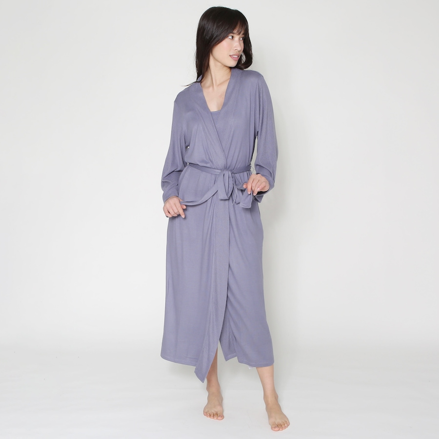 Image 240162_BLIR.jpg, Product 240-162 / Price $49.33, Natori Edit Eden Brushed Knit Dream Robe from N Natori on TSC.ca's Fashion department