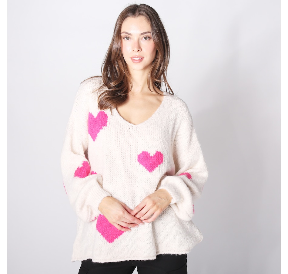 Image 240235_CRMFU.jpg, Product 240-235 / Price $57.33, Astrid Boots & Hearts Sweater from Astrid on TSC.ca's Fashion department