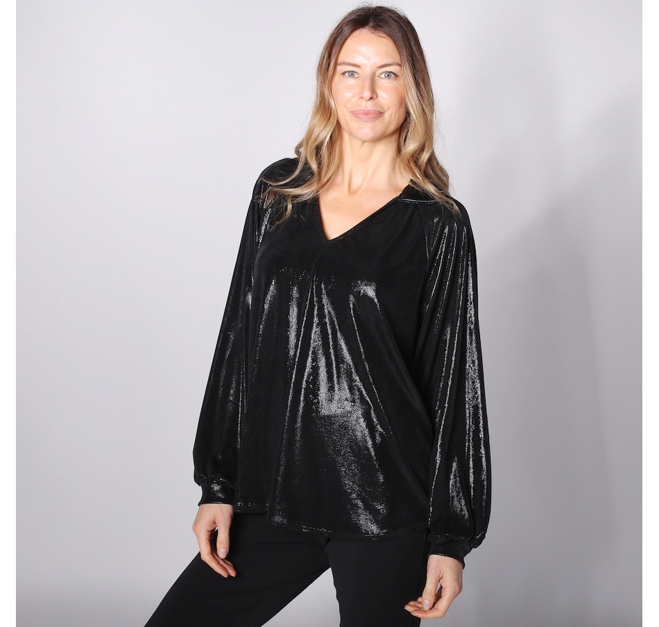 Image 240251_LDBK.jpg, Product 240-251 / Price $35.33, Astrid Heavy Metal Collared Top from Astrid on TSC.ca's Fashion department