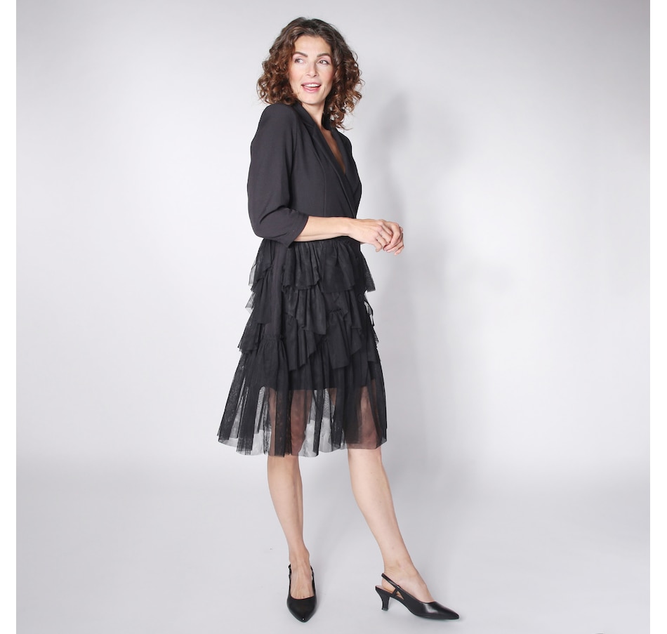 Image 240256_ALTMORE1.jpg, Product 240-256 / Price $105.33, Astrid Aretha Blazer Dress Topper with Tulle Bottom from Astrid on TSC.ca's Fashion department