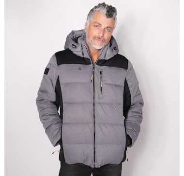 Point Zero Men's Neoprene Two Tone Heather Mix Coat