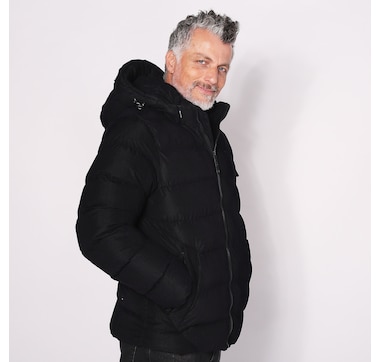 Point Zero Men's Corduroy Water Repellent Puffer