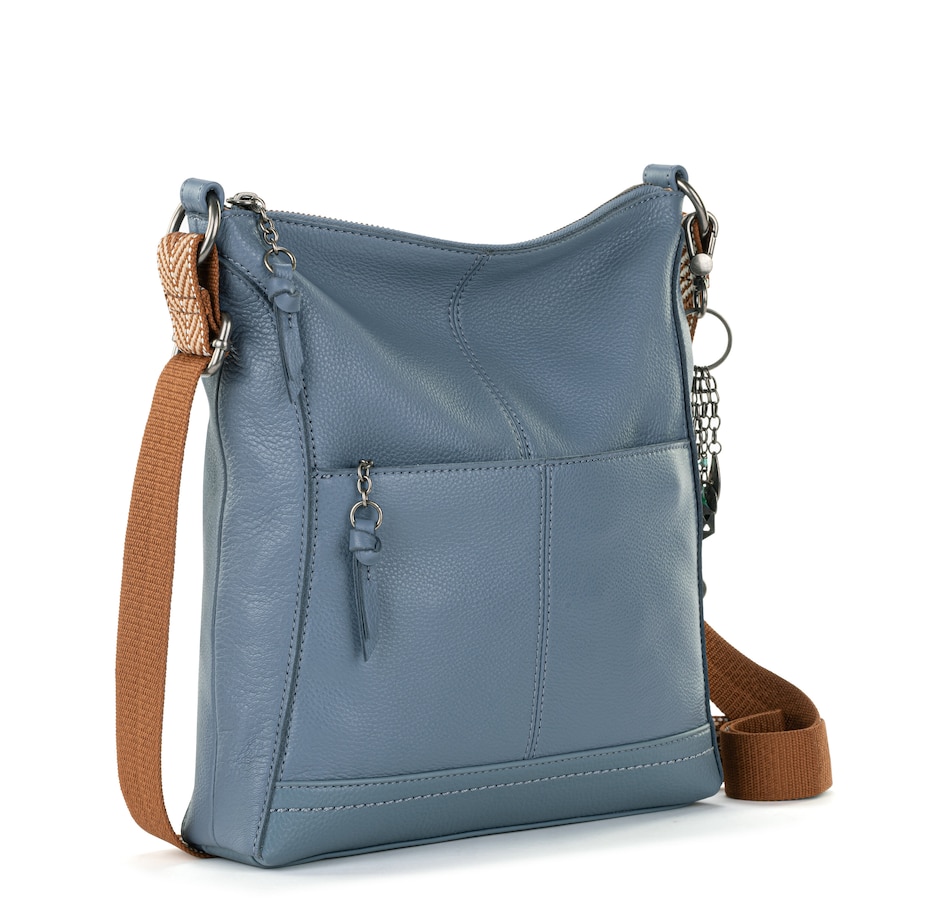 Image 240281_MTBLU.jpg, Product 240-281 / Price $59.33, The Sak Lucia Leather Crossbody Bag from The SAK Handbags on TSC.ca's Fashion department
